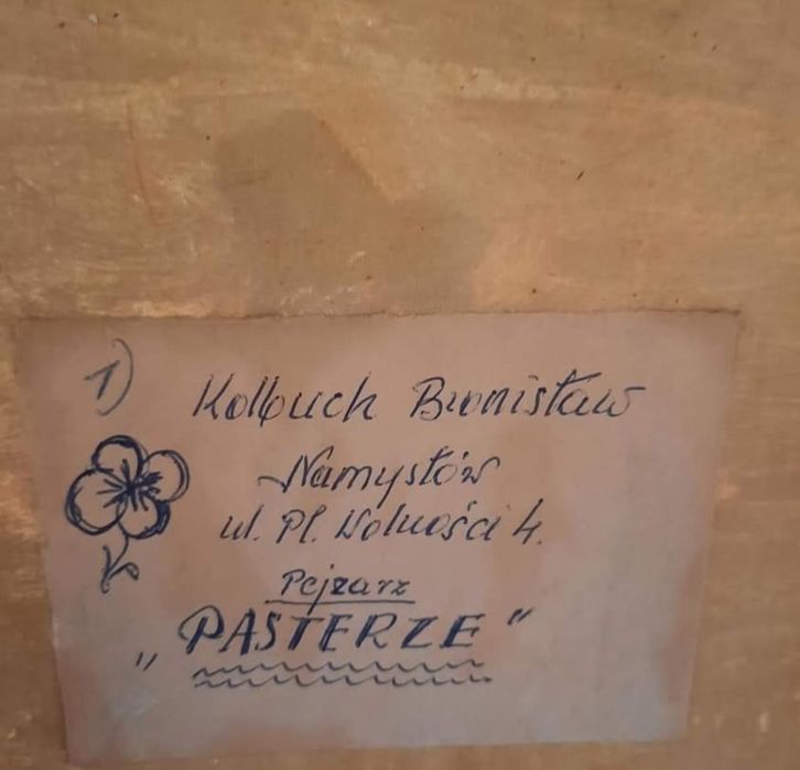 Obraz B. Kolbuch "Pasterze" 1978r..