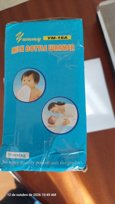 Biberão com aquecimento