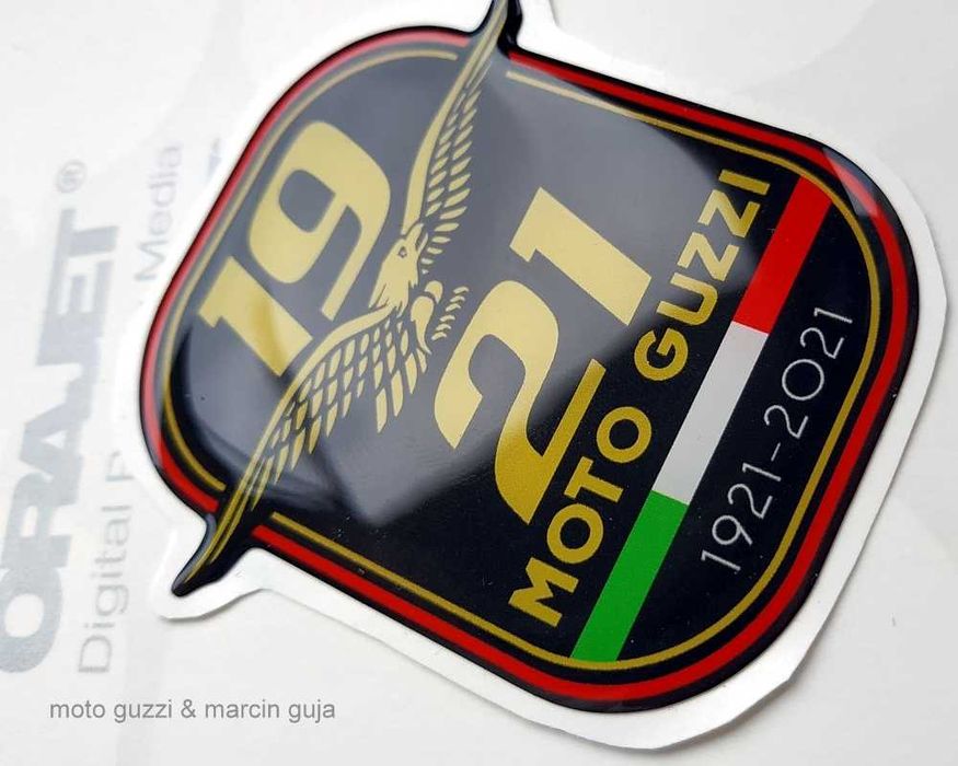 Naklejki Moto Guzzi  3 D gel  dla fana marki zestaw