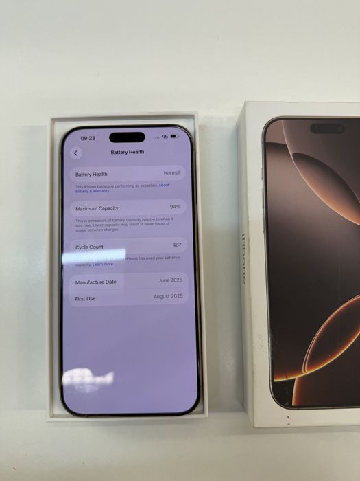 Iphone 16 pro max 256gb