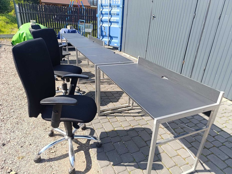 biurko stół biurowy biuro 160 80 białe