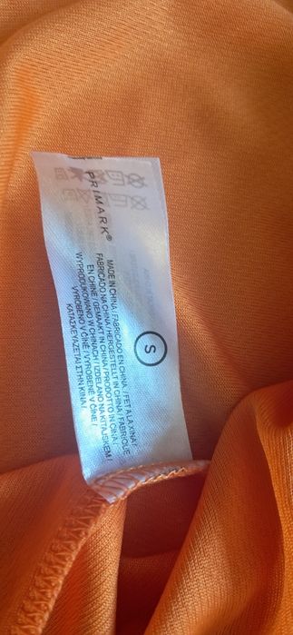 Dragonball Z Son Goku koszulka tank top pomarańczowa S PRIMARK