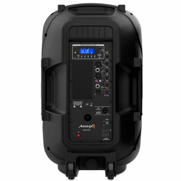 Pack Profissional Colunas Som Amplificadas 1200W RGB Bluetooth Usb TOP