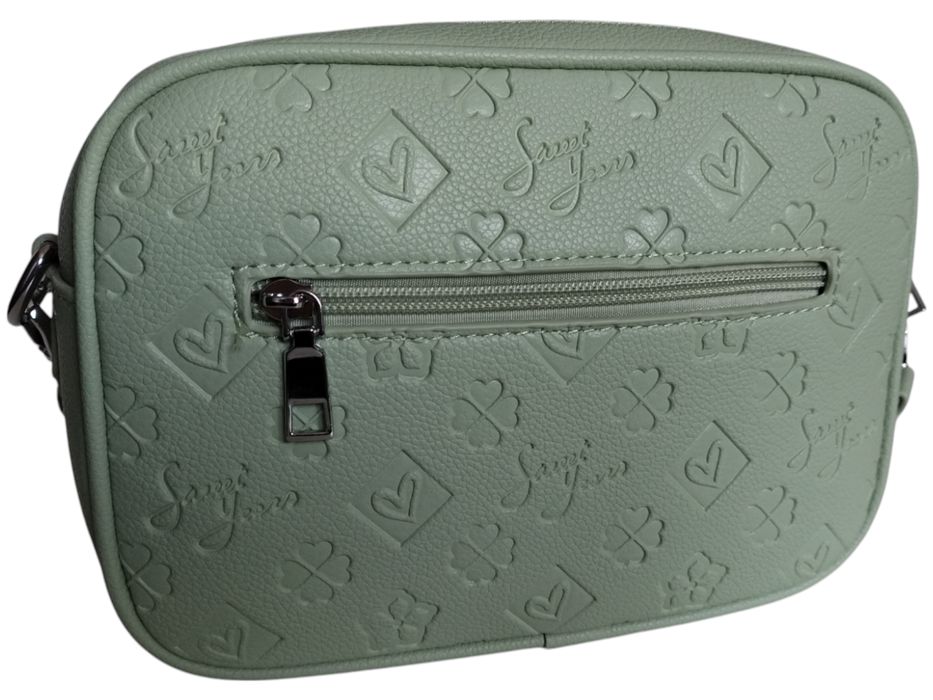 Torebka Damska Listonoszka Na Ramię Zielona Miejska