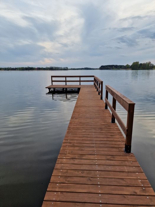 Sosnowe Wzgórze Domki Letniskowe Mazury, nad jeziorem, basen, pomost