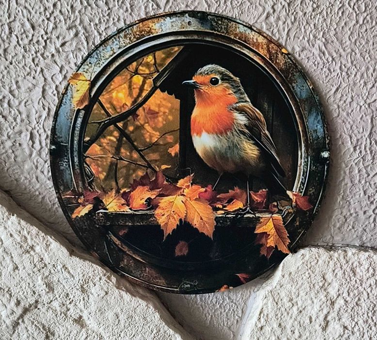 Prezent - obrazek na metalu