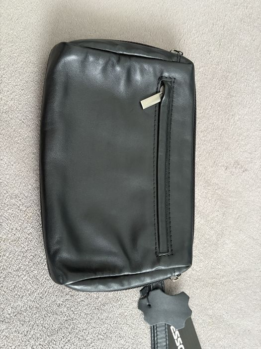 Сумка чоловіча,шкіряна , нова , чорна