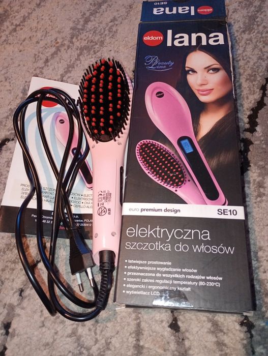 Elektryczna szczotka prostująca do włosów Eldom