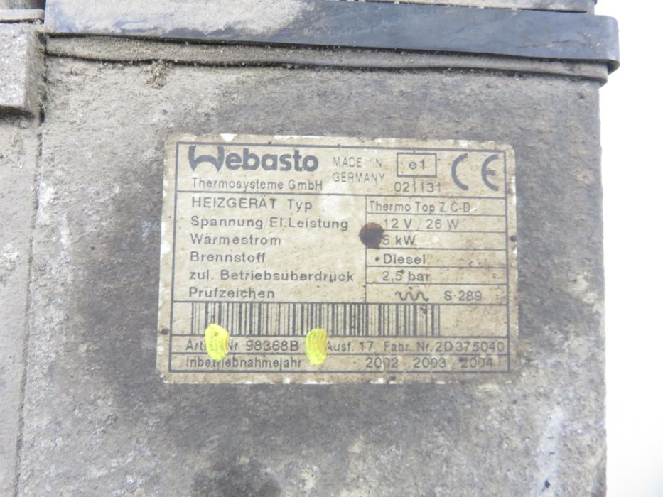 Webasto Chrysler Voyager IV (rg, Rs) - 98368b - 66724a