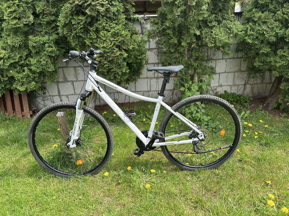 Rower damski Romet Orkan 4D biały rozmiar M 18" crossowy / dowód zakupu / bdb stan cross