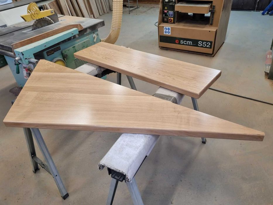 Stopnie ,Trepy , Schody drewniane ,nakładki jesion