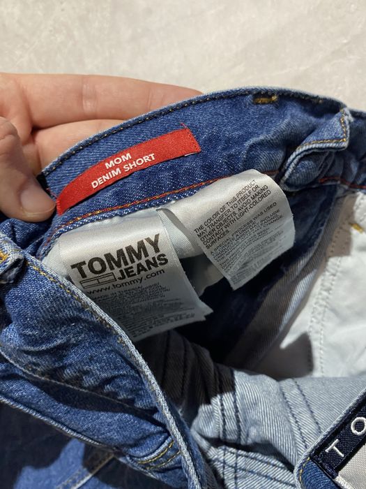 Шорты tommy jeans женские, джинсовые , короткие