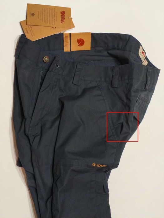 FJALLRAVEN Karl Pro Męskie Spodnie Trekkingowe G 1000 Dark Navy 48