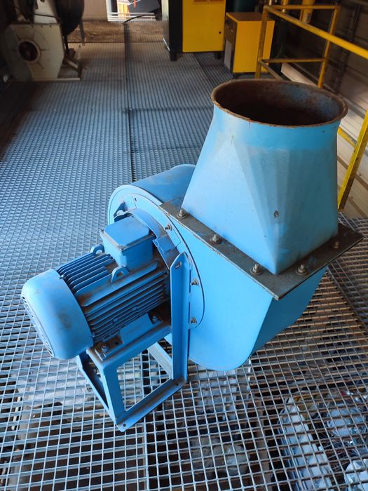 Ventilador para aspiração de carpintaria