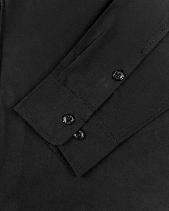Сорочка C.P. Company Logo-Appliqued Cotton-Gabardine Jacket Black