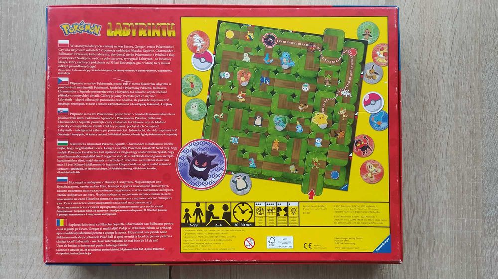 Gra planszowa Pokemon Labirynt Ravensburger