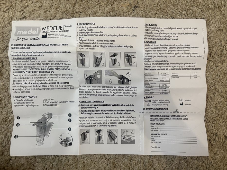 nebulizator MedelJet Rhido