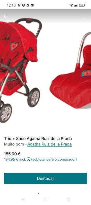 Trio Agatha Ruiz de la Prada + Saco muda fraldas