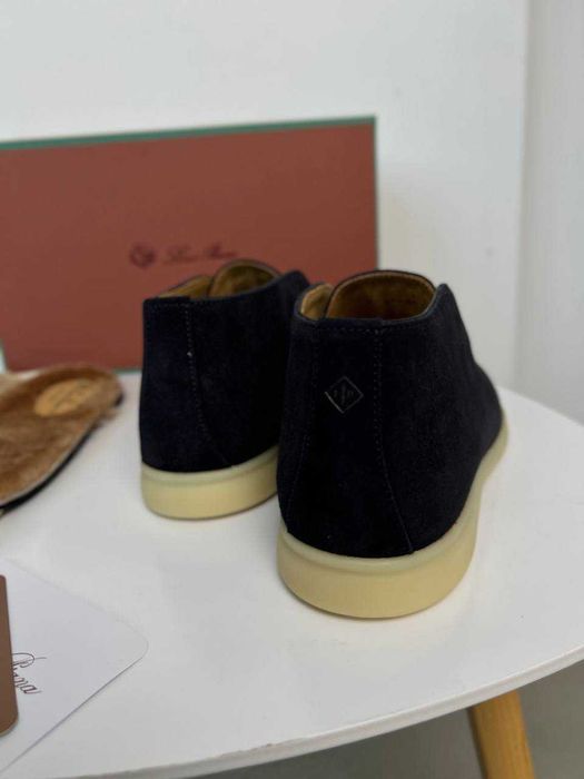 Мужские лоферы Loro Piana ботинки с меховой стелькой Лоро Пиана ob437