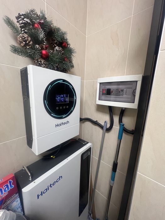 Монтаж установка сонячних панелей солнечных панелей инвертора