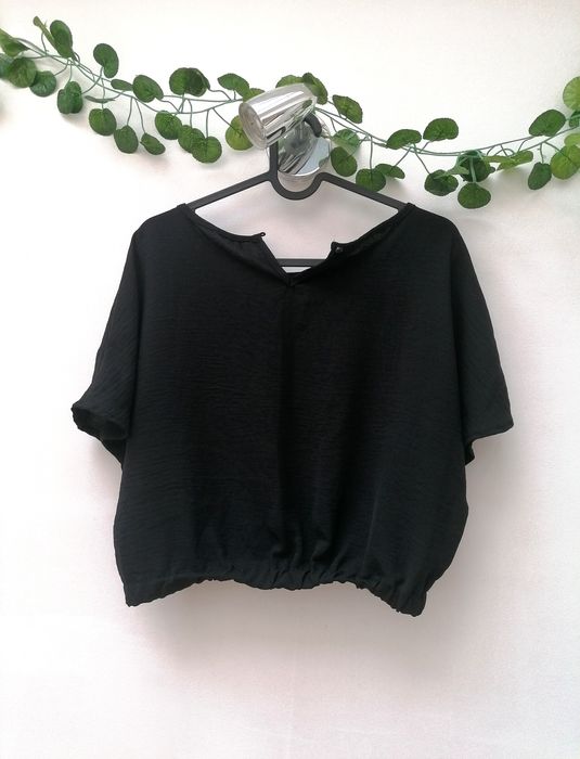 Top Cropped Preto Fino