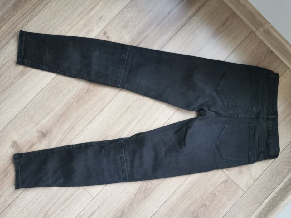 Spodnie czarny jeans Zara 34