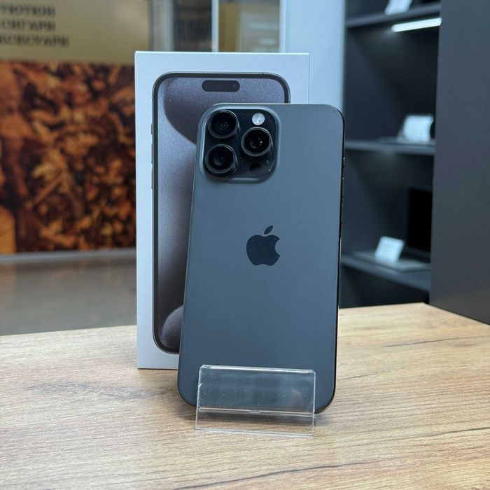 iPhone 15 ProMax  256 Gb | E Sim | Battery 100% | Space Black | Повний комплект | 29228SV