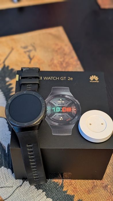 Smartwatch Huawei Watch GT 2e | Czarny | Komplet | Bateria 14 dni