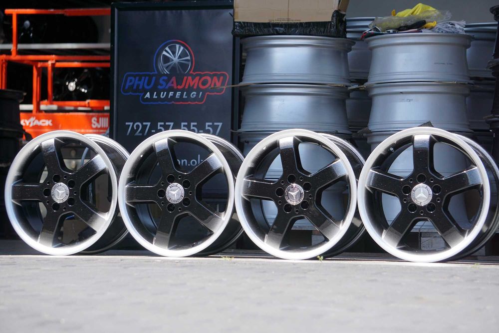 Alufelgi R.O.D Rondell 5x112 8Jx17 et35 czarne cieniowane do srebra