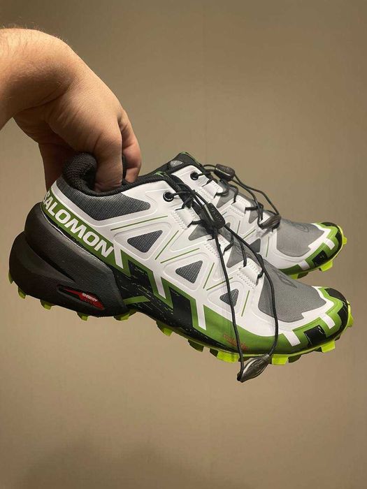 АКЦІЯ! Salomon Speedcross 6 Running Grey White Green 40 41 42 43 44 45