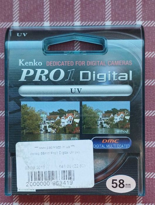 Светофильтры UV MC HOYA, KENKO, MARUMI-58, 55, 49, 39 мм. ЯПОНИЯ.