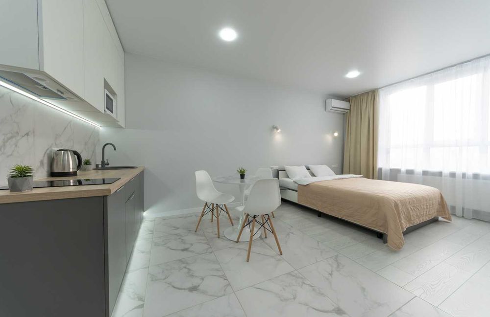 Затишна студія біля метро «Бориспільська», ЖК Олімпік Парк - подобово.