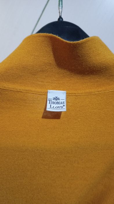 Thomas Lloyd Niemiecki męski sweter z wełny Merino, 100% Merino, M/L