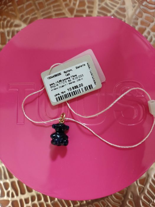 Золотий кулон TOUS Bold Bear.Оригінал!