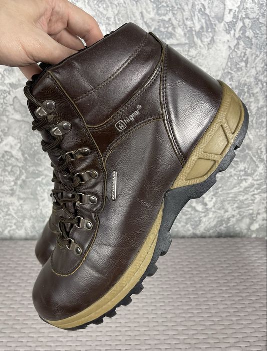 Hi gear waterproof ботинки 46 размер кожаные коричневые