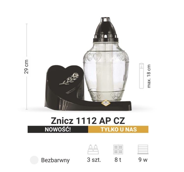 Znicze i wkłady – sprzedaż, hurt, dowóz | dobre ceny