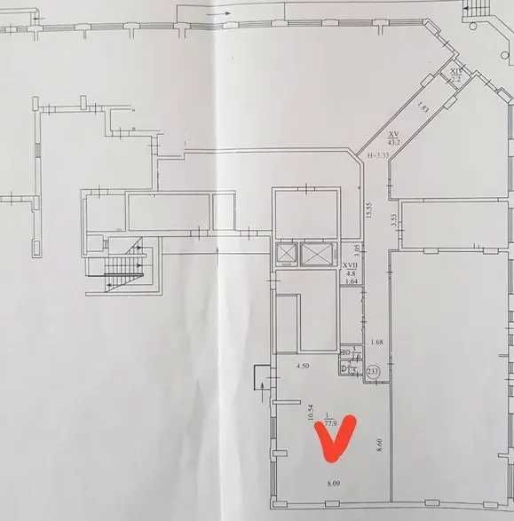 ЦЕНТР, з орендарем, приміщення 81 кв.м, вул.Полтавська 10