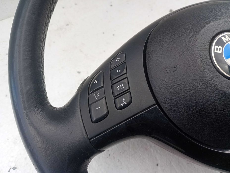 Kierownica trójramienna multifunkcja M Pakiet M3 M5 BMW E38 E39 E46 Z3 X3 X5 ORI SKÓRA