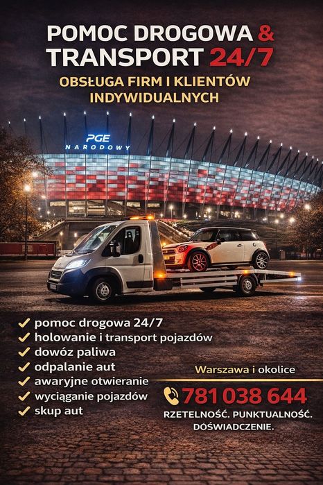 Pomoc Drogowa/ KOJOT 24/7