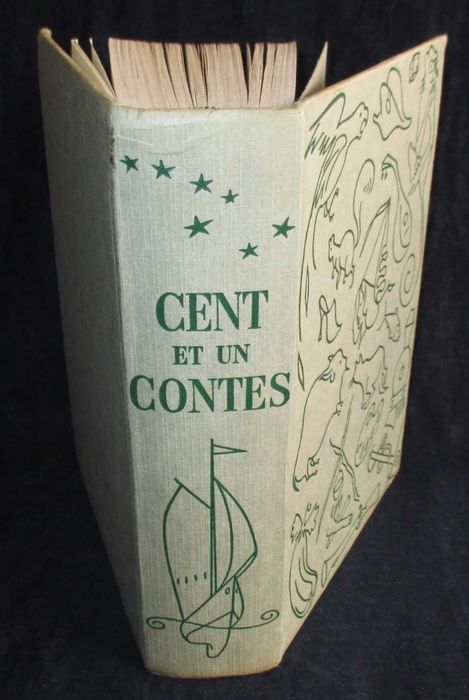 Livro Cem e Um Contos de René Poirier, 1965, Ilustrado