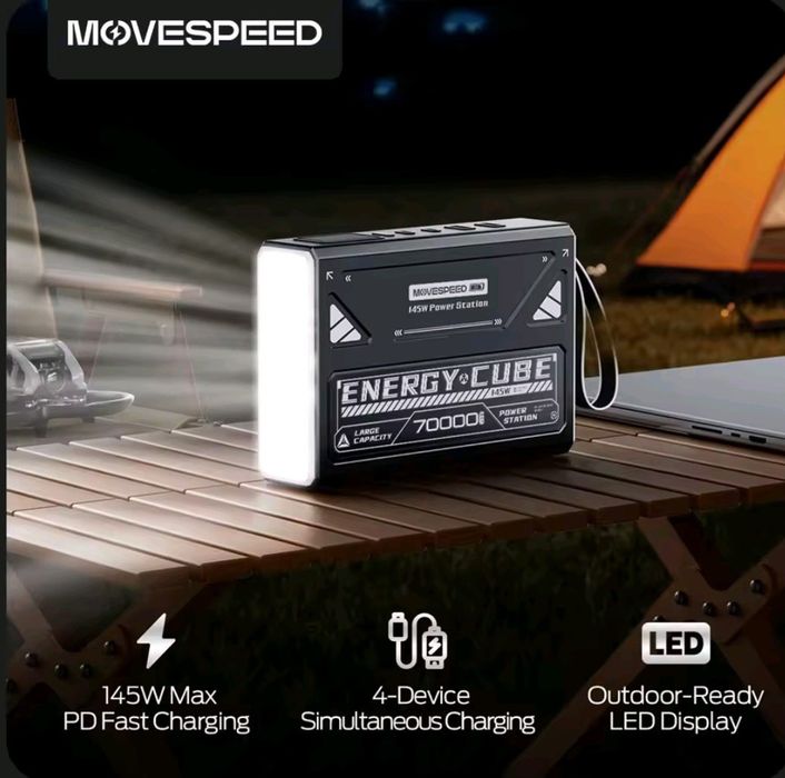 Павербанк MOVESPEED Z70 Pro Max  70000mAh 140W
