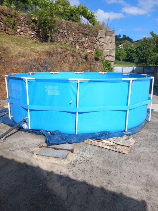 Vendo piscina redonda 4,5 metros