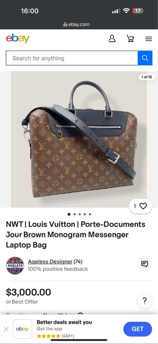 Сумка для ноутбука (унисекс) Louis Vuitton