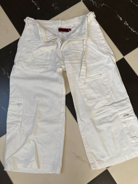 Spodnie, rybaczki na lato białe TARINI M 10