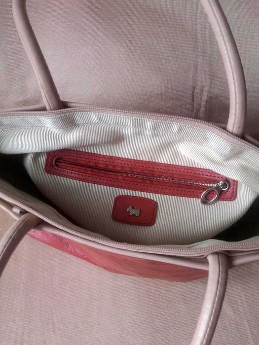 Сумка з натуральної шкірири RADLEY  червоно-бордового кольеру