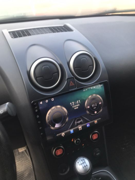 Андроїд магнитола Nissan Qashqa j10 9 дюймів, CarPlay