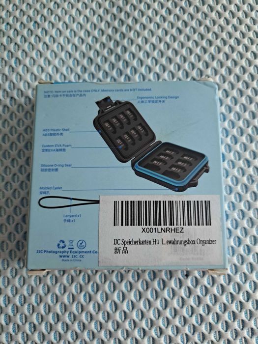 Estojo para 16 Cartões de Memória Micro SD - JJC - Novo!