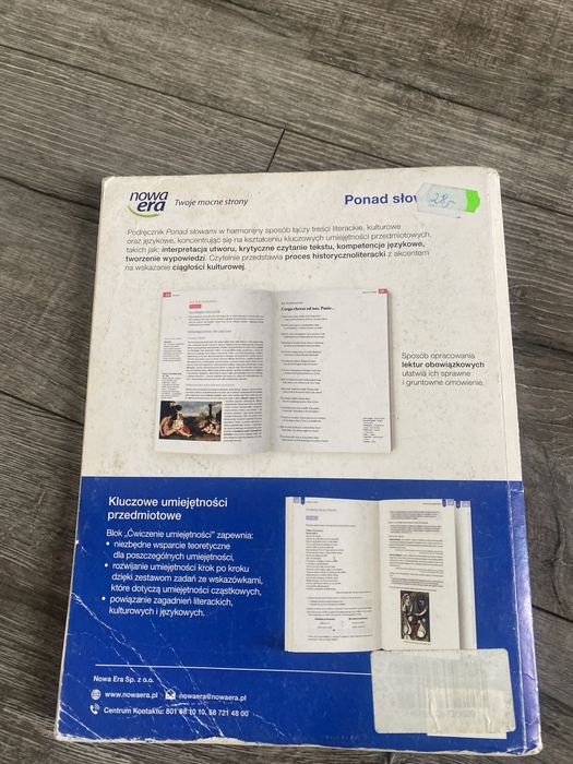 Ponad słowami kl 1,część 2, Nowa era