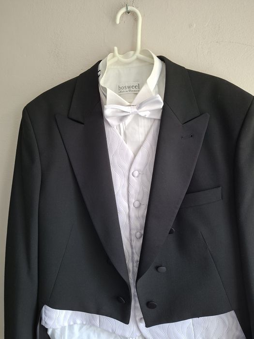 Frak męski  L (52)plus dodatki