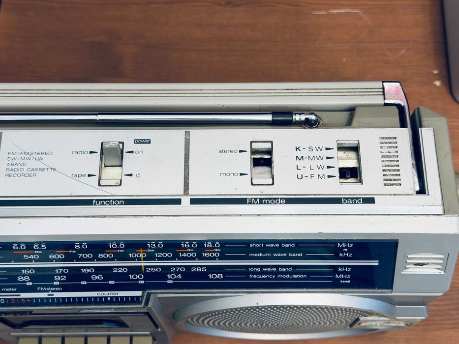 ‼️ Sharp GF-5454 бумбокс ~1980 Japan 4 динамика APSS ℹ️ обслужен